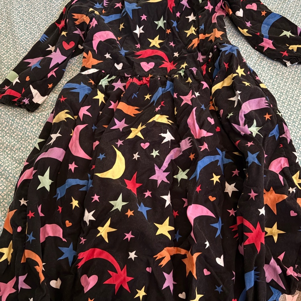 Stella McCartney Kids Pink and Blue Bishop Sleeve Sundress